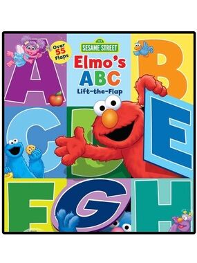 BUNDLE & SAVE🎉 Sesame Street Elmo's ABC Lift-the-Flap Large Board Book